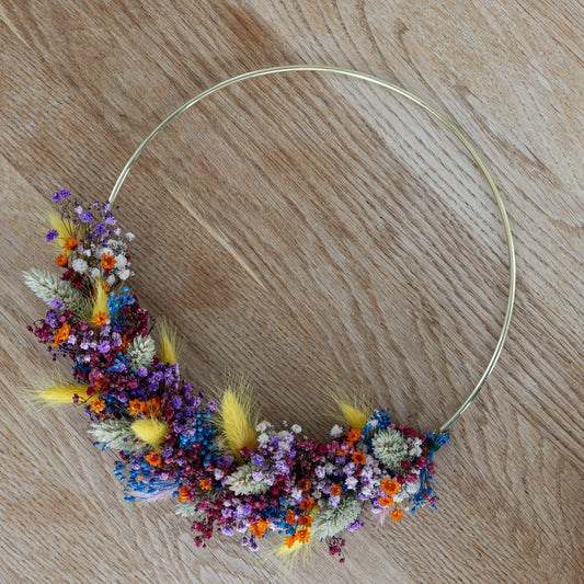 DIY-Trockenblumenreifen Leni