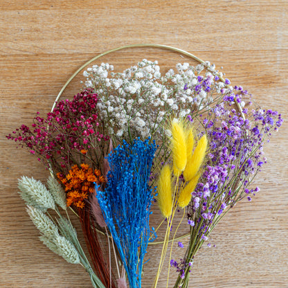 DIY-Trockenblumenreifen Leni Material