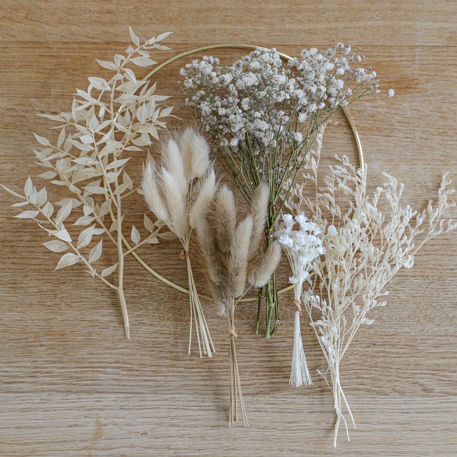 DIY-Trockenblumenreifen Luna Material